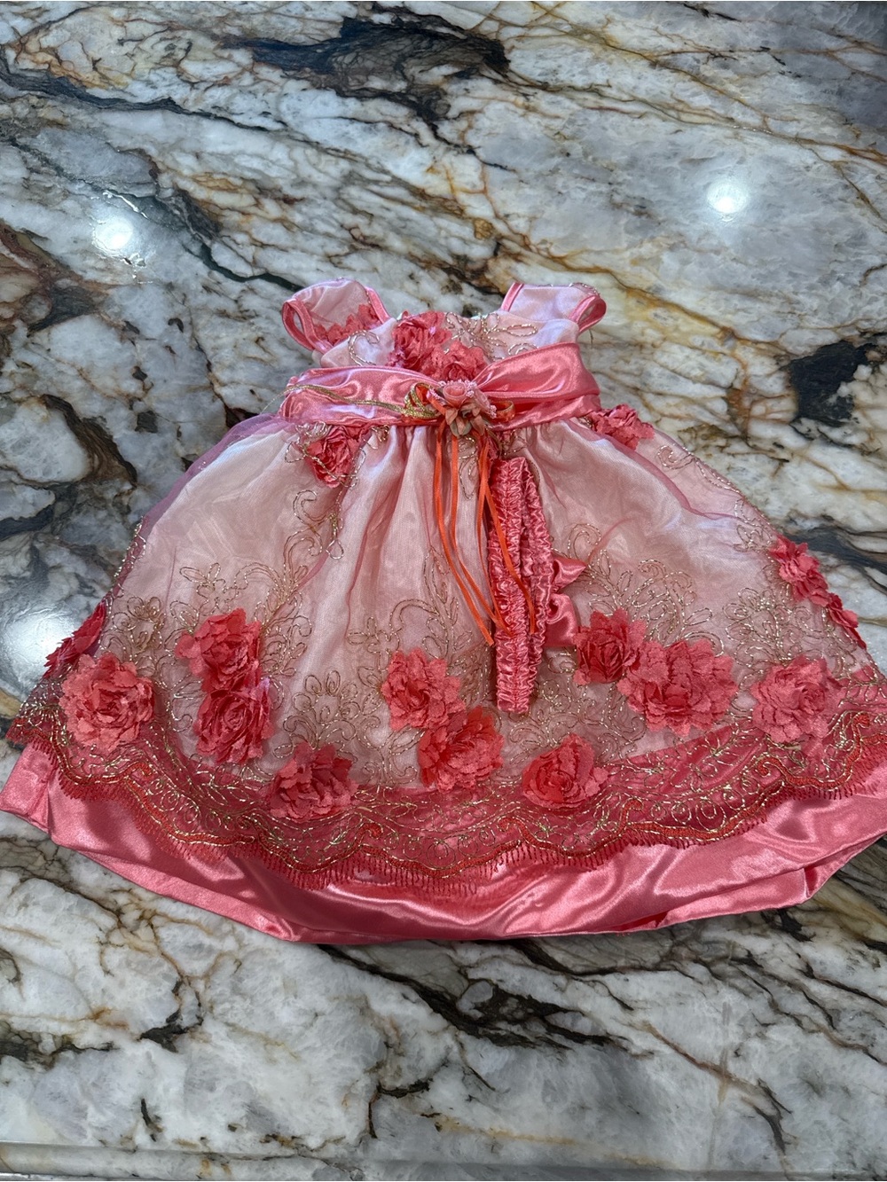 NWT Pink Floral Tulle Party Dress